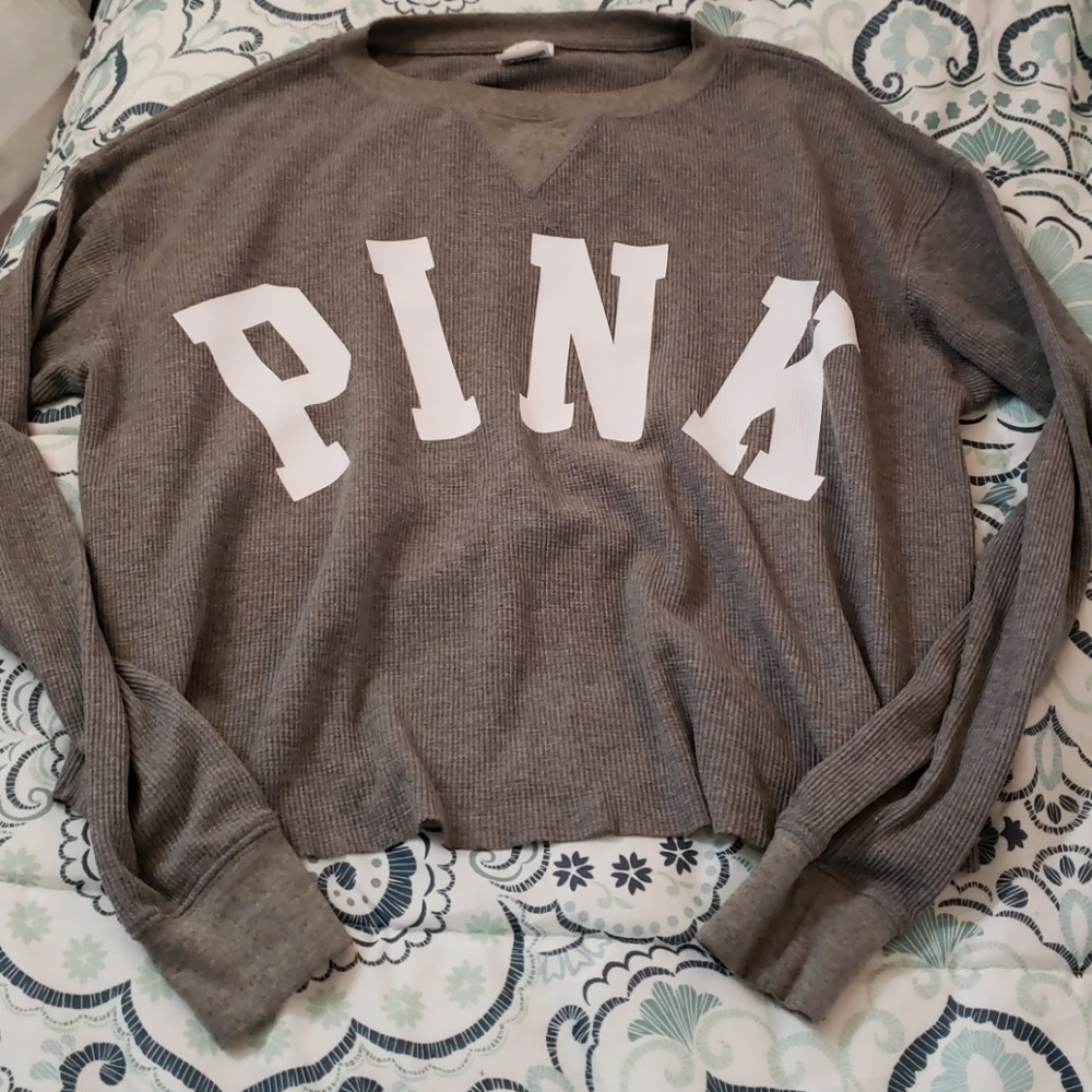 VS PINK THERMAL CROP TOP